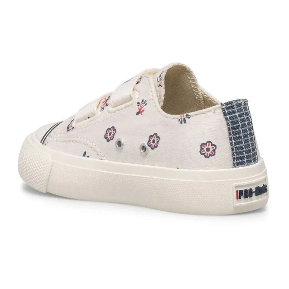 PRO-Keds Royal Lo HL Sneakers Toddler US 4.5 White Print Casual Shoes HAWK538